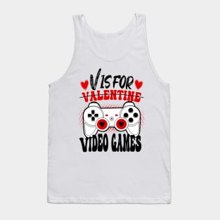 V Is For Video Games Tank Top
